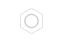 Hexagon nut M24 St-Zn DIN985