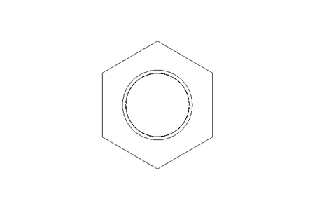 Tuerca hexagonal M24 St-Zn DIN985