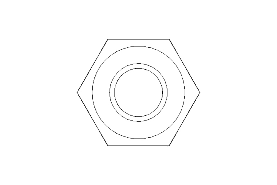 Hexagon nut M3 A2 DIN985