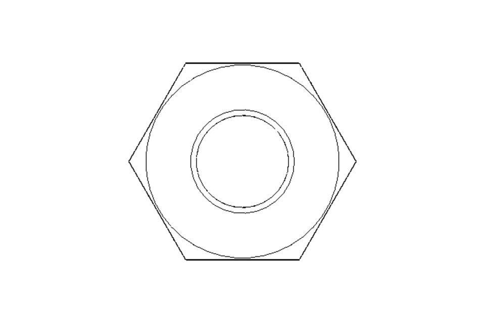 Hexagon nut M4 A2 DIN985