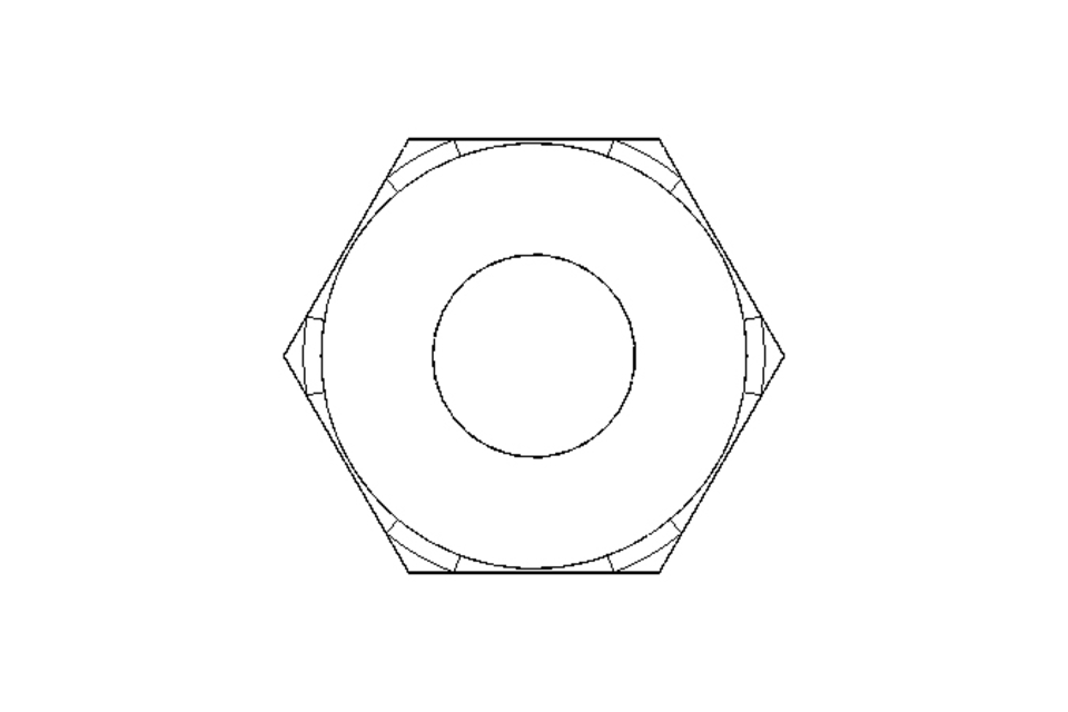 Tuerca hexagonal M4 A2 DIN985