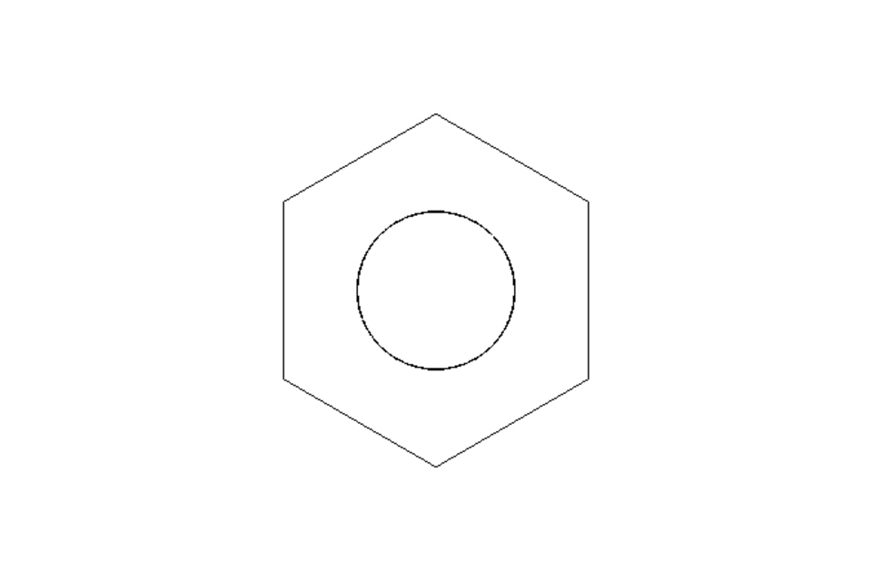 Hexagon nut M5 A2 DIN985