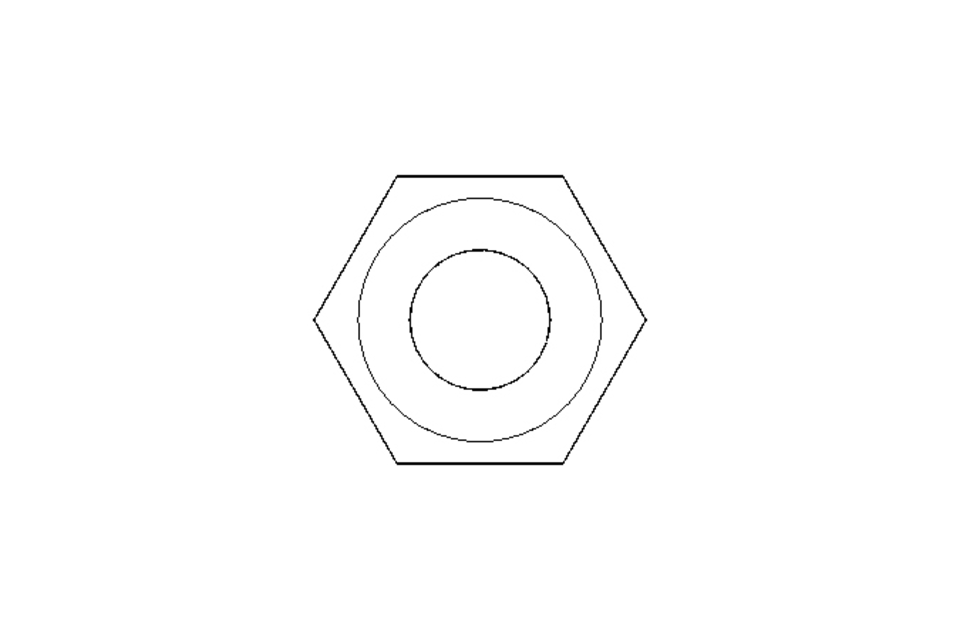 Hexagon nut M6 A2 DIN980