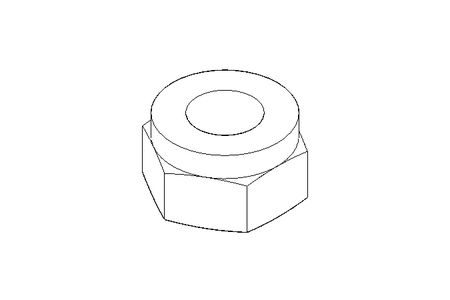 Hexagon nut M8x1 St-Zn DIN985