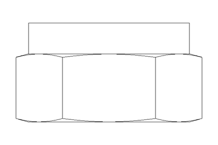 六角螺母 M8x1 St-Zn DIN985