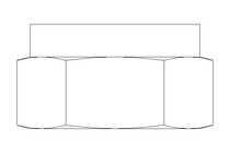 六角螺母 M8x1 St-Zn DIN985