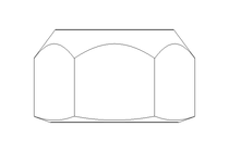 Hexagon nut M12x1.5 St-Zn DIN980