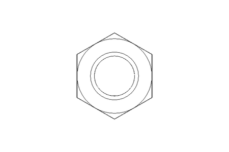 Hexagon nut M12 A2 DIN985