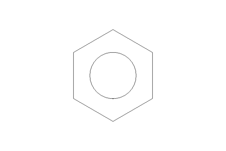 Hexagon nut M16 St-Zn DIN985