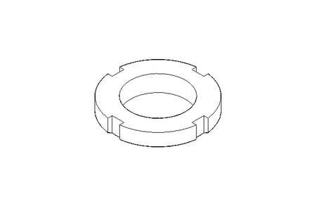 Гайка с пазом M25x1,5 ST DIN981