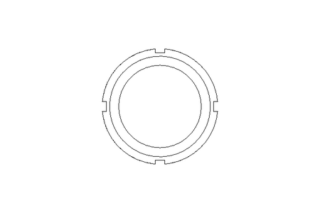 Tuerca ranurada M50x1,5 ST DIN981