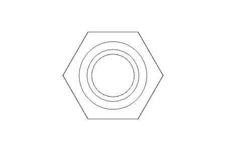 Tuerca hexagonal ciega M6 A2 DIN1587