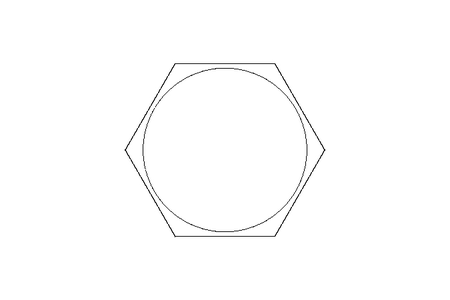 Hexagon cap nut M6 A2 DIN1587