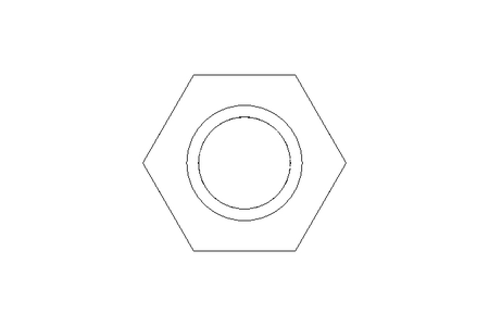 Hexagon cap nut M8 A2 DIN 1587