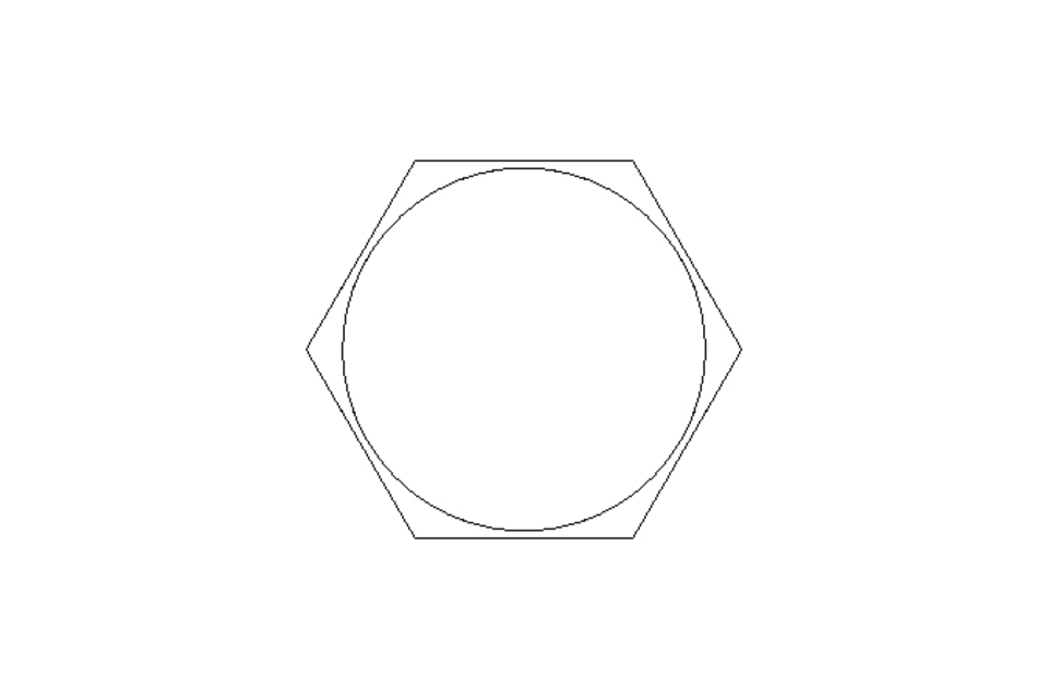 Tuerca hexagonal ciega M8 A2 DIN1587
