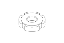 Гайка с пазом M12x1,5 ST DIN1804