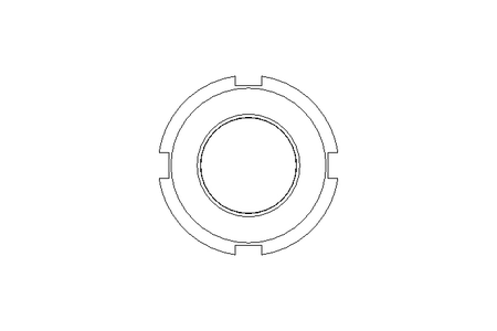 Tuerca ranurada M24x1,5 A2 DIN1804