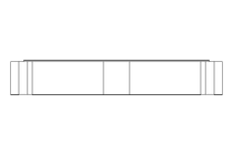 开槽螺母 M52x1,5 ST DIN1804