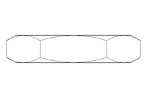 Porca sextavada M12x1 A2