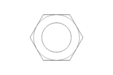 Tuerca hexagonal M12x1 A2