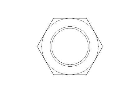 Tuerca hexagonal M12x1 A2