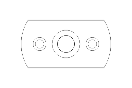 Weldable flange nut B M4 St-Zn