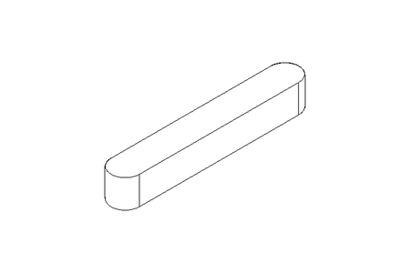 Clavette DIN6885-1 A 40x6x6 1.0503+CR