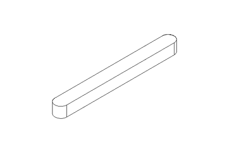 Clavette DIN6885-1 A 80x8x7 1.0503+CR