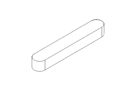 Passfeder DIN6885-1 A 63x10x8 1.0503+CR