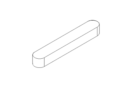 Passfeder DIN6885-1 A 65x10x8 1.0503+CR