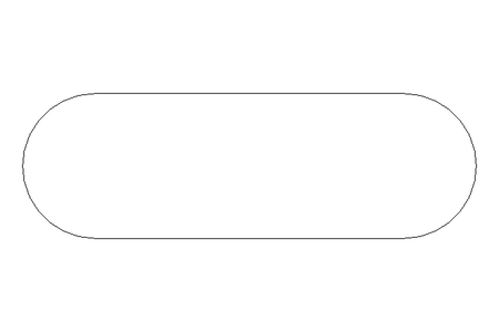 Passfeder DIN6885-1 A 50x16x10 1.4571