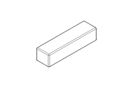 Chaveta DIN6885-1 B 30x8x7 1.4571