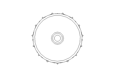 Tragrolle D80x3 2KR EL 680