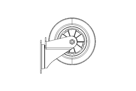 Rodízio articulado 200X50