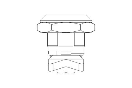 Drehriegel mit Zunge H20