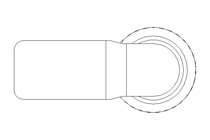 Drehriegel R. mit H-Zunge A 22