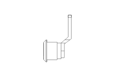 Drehriegel R. mit H-Zunge A 22