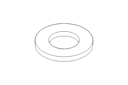 Rondella piana 5,3x10x1 A4 DIN125