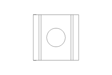 Washer for U-beam 9 St-Zn DIN434