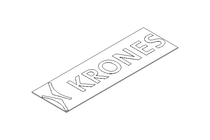 Maschinenbeschriftung "Krones"
