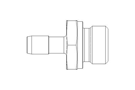 CONECTOR ROSCADO P/TUBO FLEX