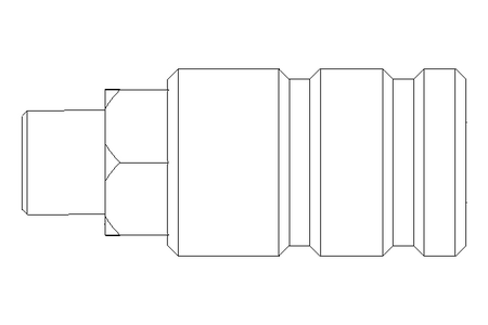 Schlauchkupplung DN4 Ms