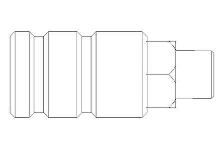 Schlauchkupplung DN4 Ms