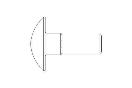 Pf cb oval r/q M6x16 A2 DIN603