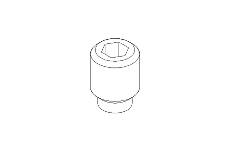 Parafuso sem cabeça M12x16 A2 DIN915