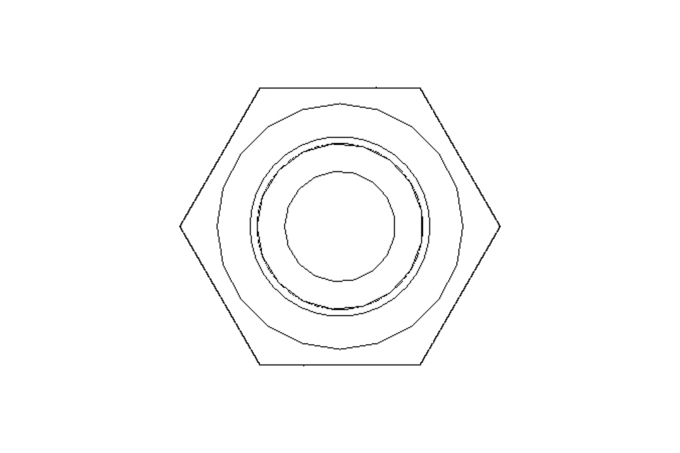 Hexagon screw M6x100 A2 70 ISO4014