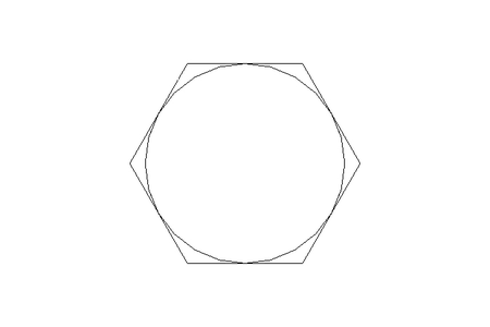 Hexagon screw M6x100 A2 70 ISO4014