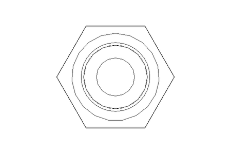 Hexagon screw M5x90 A2 70 ISO4014