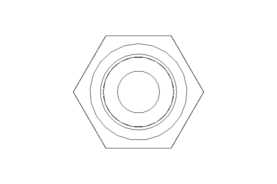 Hexagon screw M5x65 A2 70 ISO4014