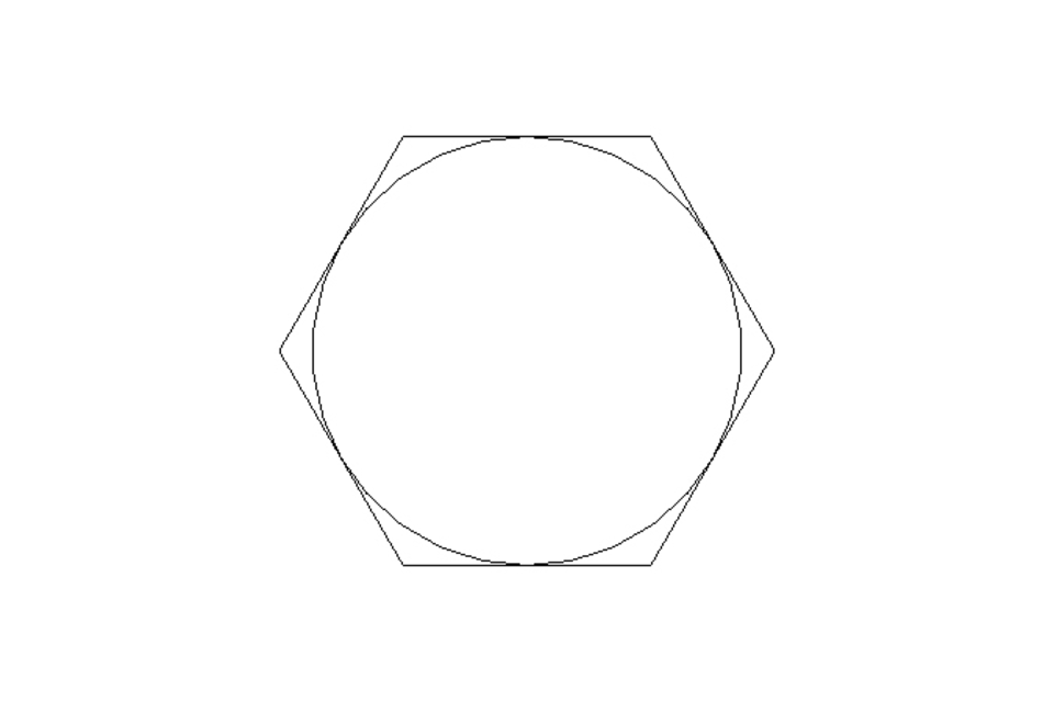 Hexagon screw M6x55 A2 70 ISO4014